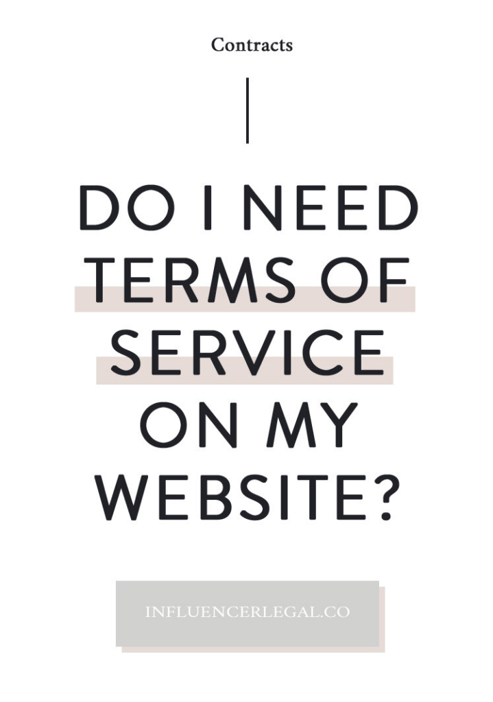 Do I Need Terms of Service on my Website?